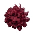 thumbnail image 4 of Broche de flores de camelia de satén, ramillete de flores, pinza para el cabello para banquetes y fiestas. rojo oscuro, 4 of 9