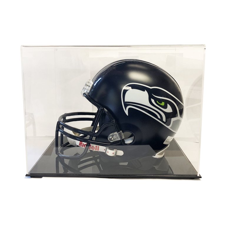 NFL Shield Golden Classic Helmet Display Case