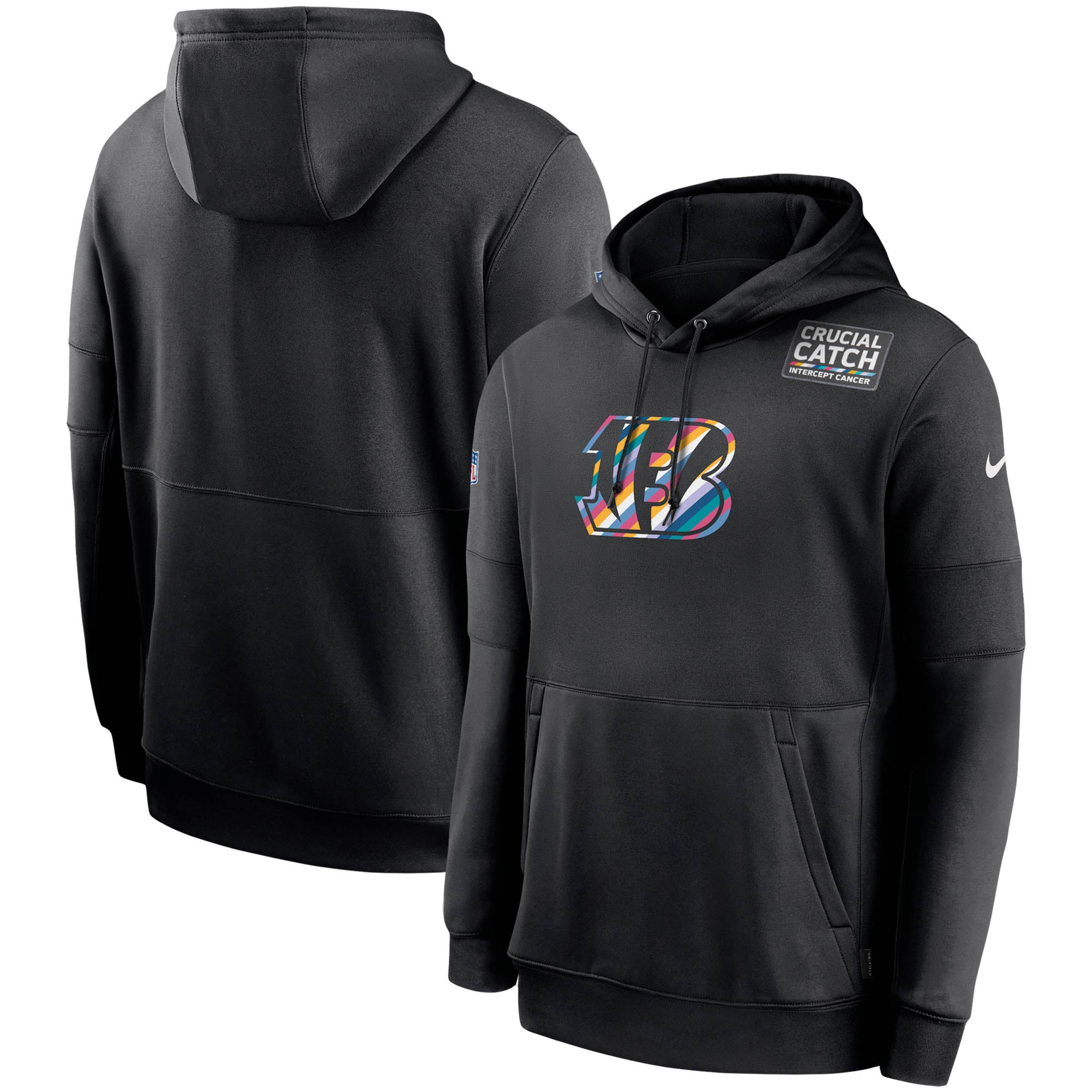 Cincinnati Bengals Nike Crucial Catch Sideline Performance Pullover