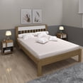 thumbnail image 2 of Cama Matrimonial Moderna Mod. PDC-02 Almendra-Blanco, 2 of 6