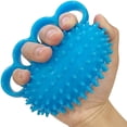 thumbnail image 1 of Pelota de agarre liwang pelota de rehabilitación azul para manos con protuberancias blandas, 1 of 5