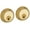Gold, variant on Baldwin 8021190 Traditional Double Cylinder Deadbolt For 1-5/8" Bore Hole - Black