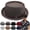 Brown, variant on Summer Breathable Mesh Pork Pie Hat,Retro Straw Breathable Sun Protection Cap,Lightweight Fedora Bowler Hat