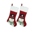thumbnail image 7 of Kedshhgu Clearance Christmas Stocking Set of 4 Santa Snowman Reindeer Penguin Family Stockings for Kids, Holiday and Fireplace Party Home Decor, 7 of 7