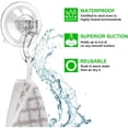 thumbnail image 4 of LUXEAR Suction Cup Hooks, Strong Clear Heavy Duty Vacuum Shower Hooks, Removable Reusable Waterproof Suction Cups for Windows Kitchen Bathroom Christmas Garland Decorations - 2 Pack, 4 of 11