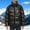 Black, variant on Mens Fashion Quilted Puffer Jacket Thicken Padded Winter Coats Casual Zip Up Stand Collar Bubble Coat Outerwear Wind Resistant Windbreaker Sweater Jacket