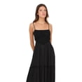 thumbnail image 2 of Forever 21 Women’s Smocked Maxi Dress with Adjustable Spaghetti Straps, Tiered Skirt and Flowing Silhouette for Casual or Dressy Occasions, XS-XL, 2 of 6