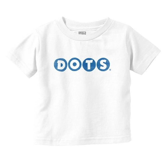 DOTS Vintage Gumdrops Candy Logo Toddler Boy Girl T Shirt Infant Toddler Brisco Brands 18M