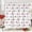 Red-1, variant on Valentines Day Shower Curtain, Black Hearts Shower Curtain for Valentine''s Day Black and White Contracted Bathroom Decor Set Sweetheart Bathroom Curtains, 72x72 in