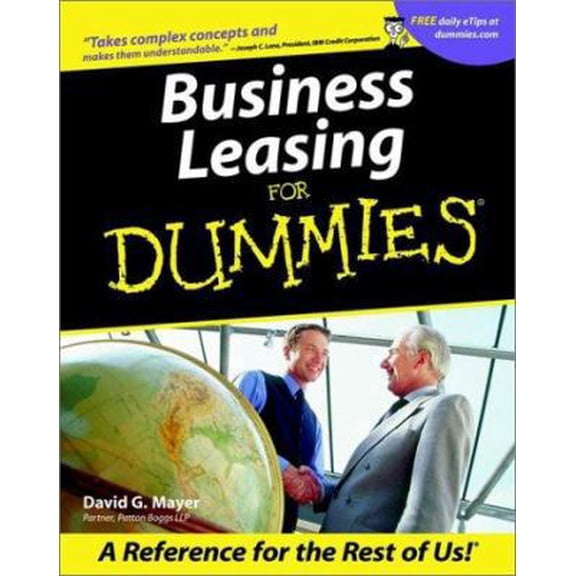 Pre-Owned Business Leasing For Dummies, by David G. Mayer, (Paperback), BUSINESS & ECONOMICS / Industries / Service, English