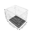 thumbnail image 3 of CHUANK Cage à Pigeons Cage d'Élevage Cage à Oiseaux Fournitures pour Pigeons Cage à Cockatiels Maison Carrée pour Oiseaux Cage à Pigeons en Acier Inoxydable, 3 of 6