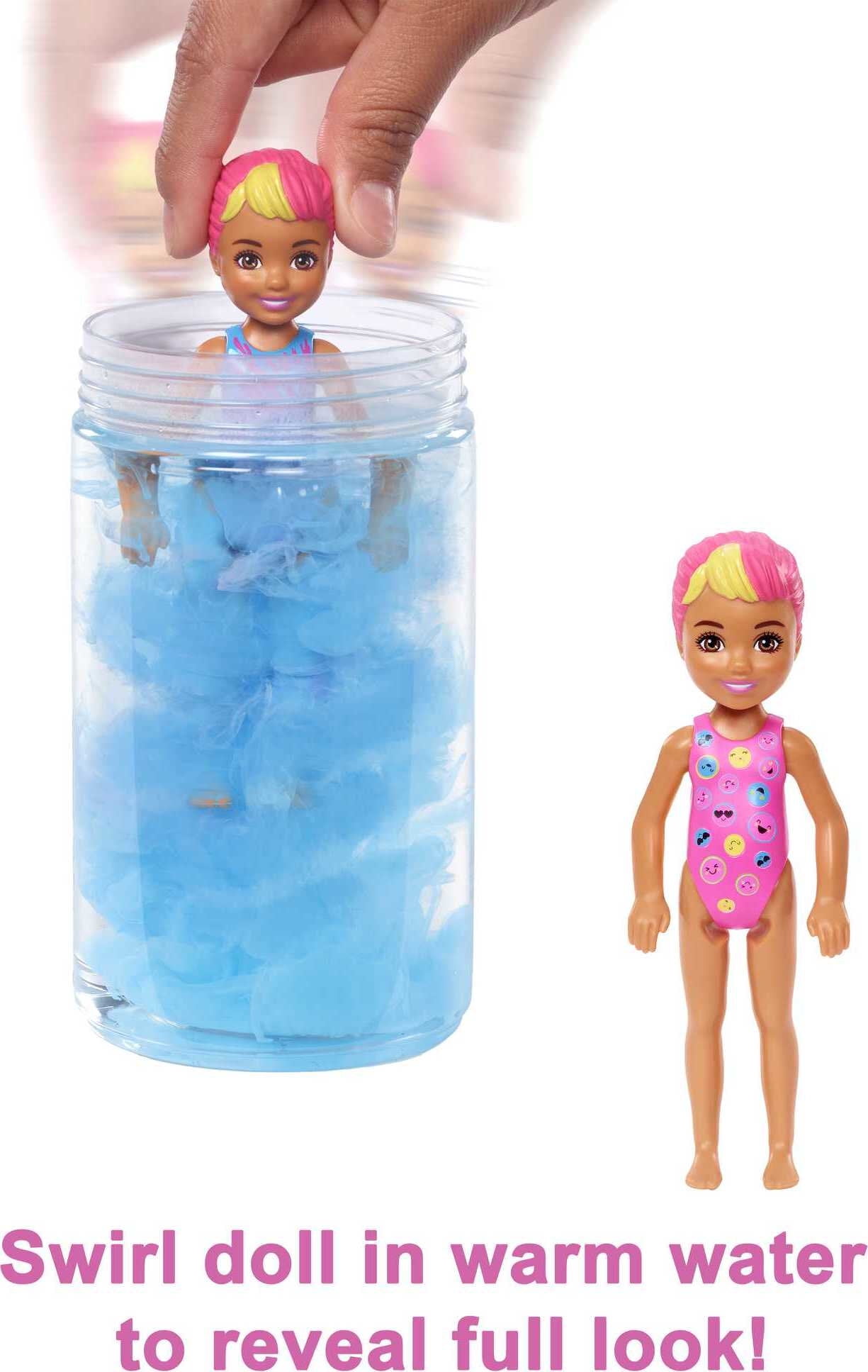 Barbie Color Reveal Neon Tie-Dye Series Chelsea Small Doll