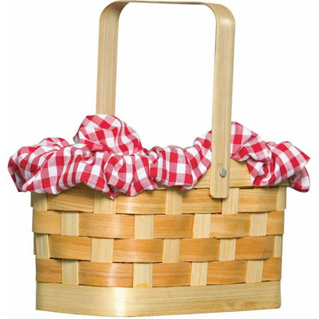 Gingham Basket Purse Adult Halloween Accessory