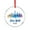Pattern-3, variant on Watercolor New York Skyline Christmas Ornament Gift Exchange Present Ideas New York City Landscape Crystal Ornament 2025