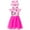 Pink, variant on Dreamworks Gabby's Dollhouse Pandy Paws Toddler Girls Mesh Cosplay Tulle Dress Toddler to Big Kid