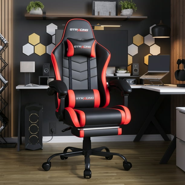 GTRACING GTWD-200 Ergonomic Gaming Chair with Adjustable Pillows
