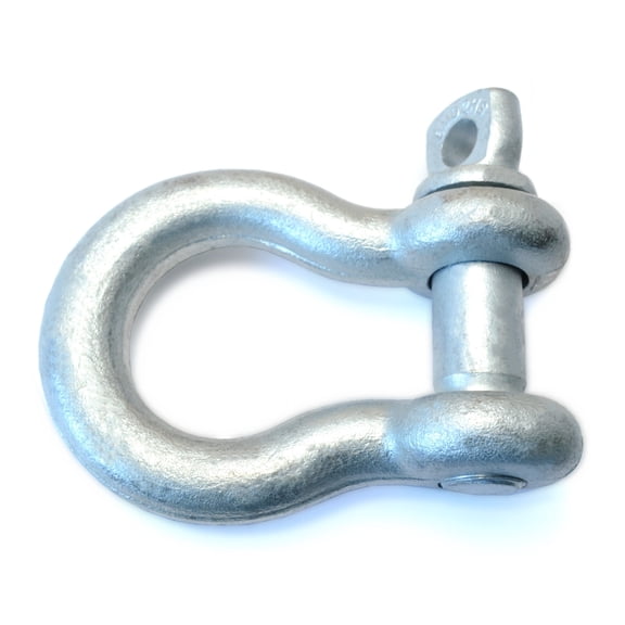 3/4" Galvanized Steel Screw Pin Anchor Shackle (1 pcs.)