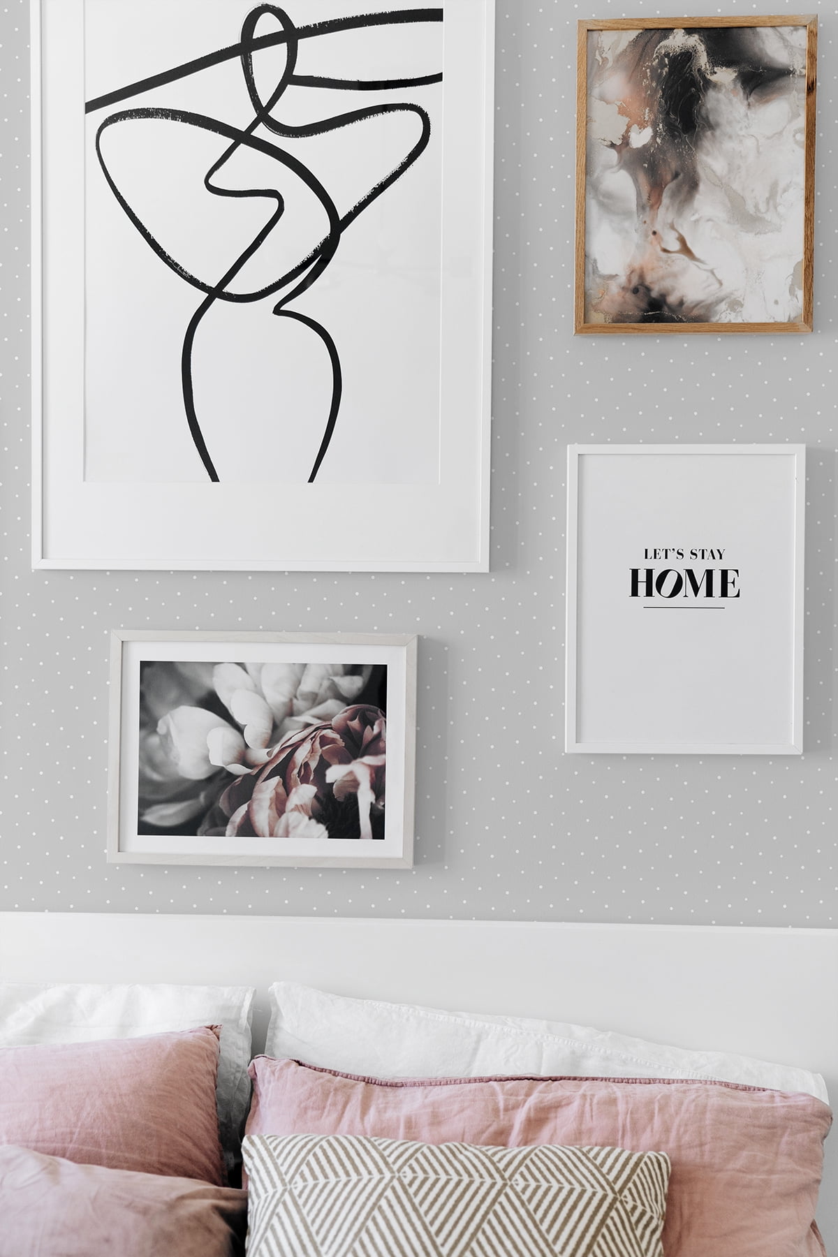 NextWall Polka Dots Peel and Stick Wallpaper