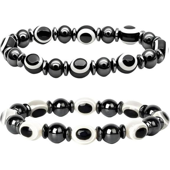 Anti Alcohol Bracelet, 2PCS, Magnetic Bracelets Reduce Drinking Urge, Adjustable & Easy to Use, for Men and Women, Relieves Anxiety & Withdrawal Stress