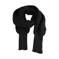 thumbnail image 5 of Tao Tao Women Snowfall Sweater Scarf With Sleeves Cozy Knitted Wrap Shawl Full Winter Warm Crochet Cape Pullover Solid Color Sweater Shawl Black Free Size, 5 of 5