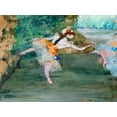 thumbnail image 2 of Degas, Edgar 18x15 White Modern Wood Framed Museum Art Print Titled - Dancer Onstage , 2 of 4