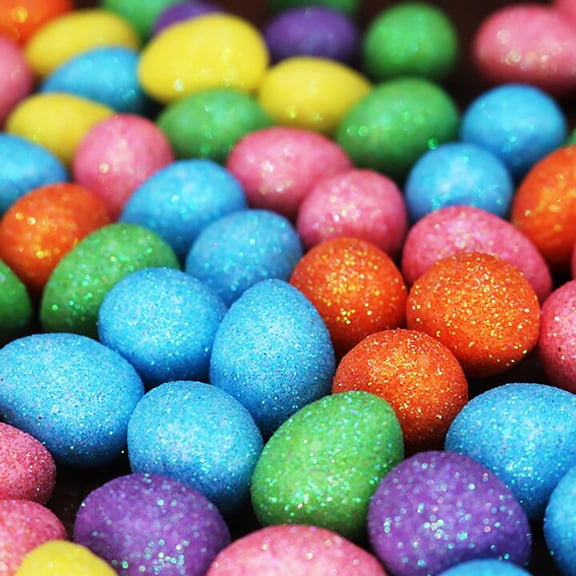 pangttian 80 Pcs Bright Easter Eggs, Printed Easter Eggs for Easter Egg , Basket Stuffers Fillers, Classroom Prize Supplies, and Party Favor