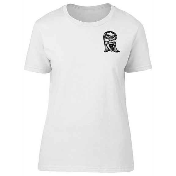 B&W Open Mouth Woman Tee Women's -Image by Shutterstock