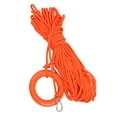 thumbnail image 1 of 30m/98.4ft Normal Polypropylene Floating Rescue Rope - 8mm Diameter, 700g/1.54lb with Ring and Hook for Water Rescue, 1 of 6