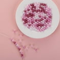 thumbnail image 6 of Naler 500Pcs Art Pearls, Size 6mm Pearl Beads Charms for Art Craft Decorations Jewellery Making DIY, 4 Colors (Pink Series), 6 of 7