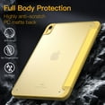 thumbnail image 3 of JETech Matte Case for iPad (A16) 11th/10th Generation (2025/2022) with Pencil Holder, Frosted Translucent Back Slim Stand Protective Tablet Cover (Yellow), 3 of 7