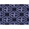 thumbnail image 1 of Ahgly Company Machine Washable Indoor Rectangle Transitional Periwinkle Purple Area Rugs, 3' x 5', 1 of 7