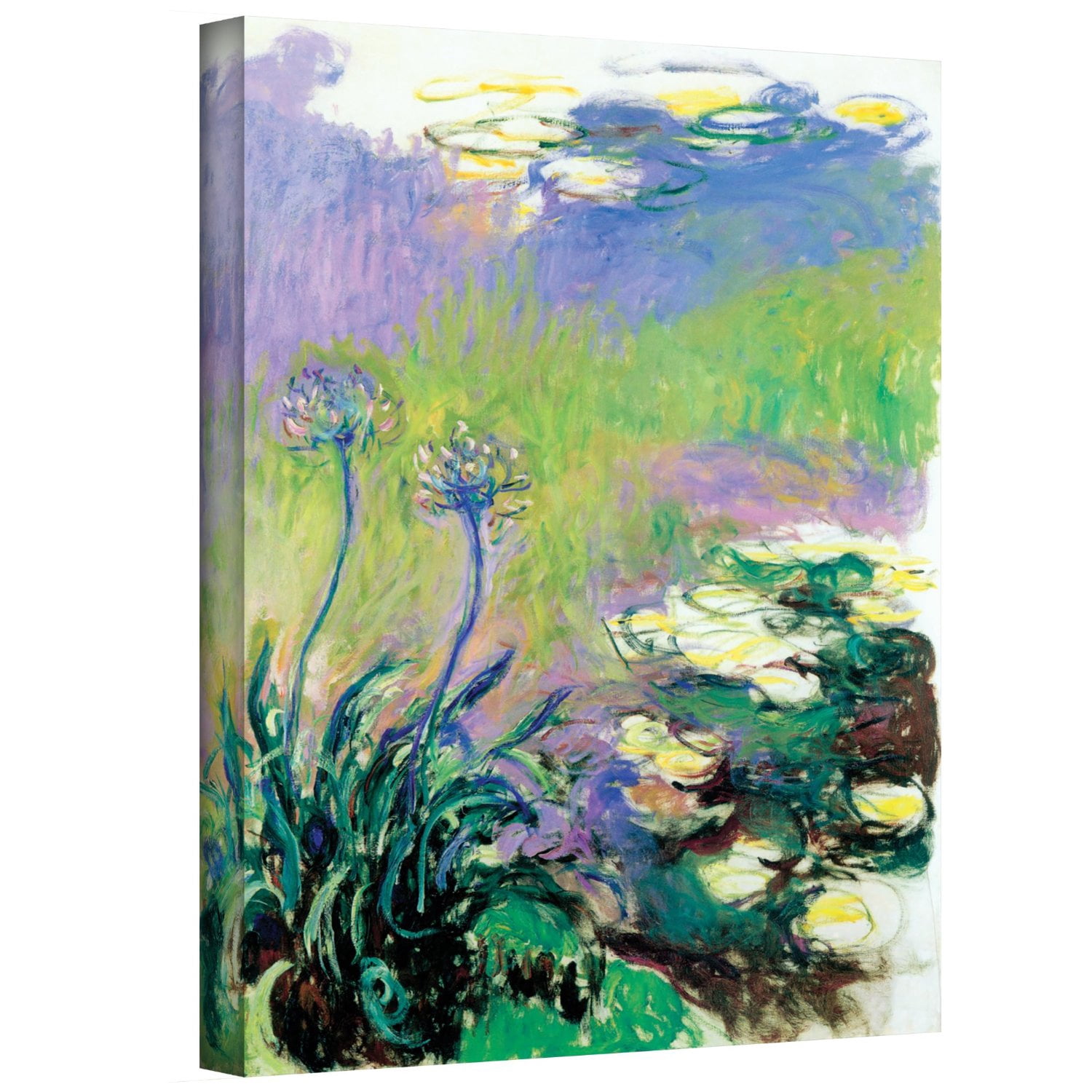 Claude Monet "Agapanthus" Gallery-Wrapped Canvas
