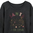 thumbnail image 3 of Disney Winnie The Pooh - Christmas Tigger - Santa, I Can Explain - Women's Lightweight French Terry Long Sleeve Shirt, 3 of 5