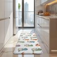 thumbnail image 4 of Dinosaurs with Hatching Eggs Pattern Kitchen Rug Mat,Kitchen Runner Rugs Non Skid Washable,Decorative Kitchen Floor Mats for Kitchen,Sink,Laundry,17"x47.2", 4 of 7