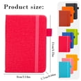 thumbnail image 3 of Single A7 Blank Notebook, Pocket-Sized Notebook With Built-In Pen Loop, Portable Memo Journal For Campus Study Workplace Meeting Notes Travel Sketching, 3 of 9