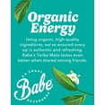 thumbnail image 6 of Babe Organic Yerba Mate Energy Drinks | NO SUGAR ADDED with 150mg Plant-Based Caffeine | Natural Yerba Mate Tea with No Crash, No Jitters - Dragon Fruit & Passion Fruit (12 x 12oz Cans), 6 of 6
