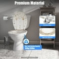 thumbnail image 2 of Resin Toilet Seat, Easy Cleaning, Decorative Toilet Seat for Bathroom, 2 of 19