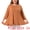 Caramel, variant on DARING DIVA Women's Plus Pleated Crew Neck 3/4 Sleeve Blouses 2X Black