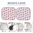thumbnail image 6 of Sikiie Cartoon Lobsters 1 Print Foldable Car Windshield Sun Visor, Car Window Sunshade Suitable for Sedan, SUV and Truck Car Accessories-Small, 6 of 6
