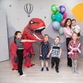 thumbnail image 5 of Traje inflable divertido de dinosaurio de Halloween Tyrannosaurus Rex Traje inflable de dinosaurio musculoso para montar, 5 of 5