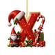 thumbnail image 2 of Adornos Navideños Colgantes con 26 Letras para Árbol de Navidad, Adornos Navideños Personalizados para Hacer Tú Mismo, Decoración Navideña, Decoración Colgante para Árbol de Navidad., 2 of 5