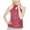 Hot Pink, variant on Inleife Womens Tanks Women's Solid Color Bright Sleeveless Slim Pullover Top with Round Neck