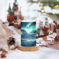 thumbnail image 5 of WOBOGO Size Combo Candle Flickering Flameless with Remote Control and Timer for Romantic Atmosphere Aurora White Horse Pattern, 5 of 7