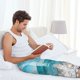 thumbnail image 5 of Balery Sunny Ocean Waves Pantalones de pijama para hombre, pijama ultraligero, pantalón de descanso-Medium, 5 of 6