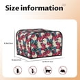 thumbnail image 5 of Pofeuu Beautiful Flower Print Toaster Cover 4 Slice, Bread Dust Cover & Fingerprint Protection, Kitchen Small Appliance Covers(Toaster Cover), 5 of 7