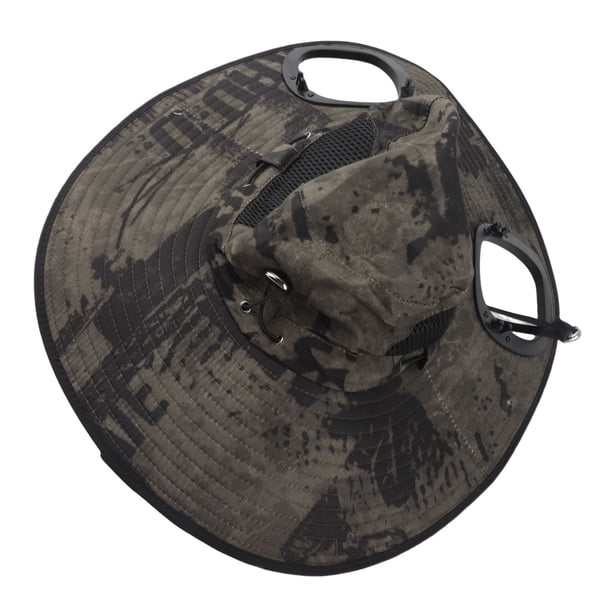 Sombrero De Ventilador Solar De Ala Ancha, Sombrero De Sol De Ala Al Aire , Sombrero De Pesca De Ala Ancha, Carga Solar USB De Secado Rápido Para Senderismo,