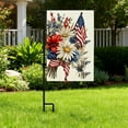 thumbnail image 3 of Mini Pole Holder Garden Stand Stakes Yard Outside Black Metal Decorative Flag Clip, 3 of 6
