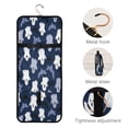 thumbnail image 4 of Portable Travel Toiletry Bag Roll up Makeup Bag Spacious Hanging Hook Makeup Bag for Travel Gym Camping Halloween Ghost Pattern, 4 of 9