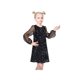 thumbnail image 2 of Sunny Fashion Vestido para Niñas Negro con Lentejuelas, Malla Transparente, Manga Larga, Fiesta, Elegante, Vestido de Gala, 8 Años, 2 of 6