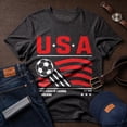 thumbnail image 4 of Jollimate United States Of America Soccer Club T-Shirt, USA Fan Shirt, Soccer Lover Gift, 4 of 6